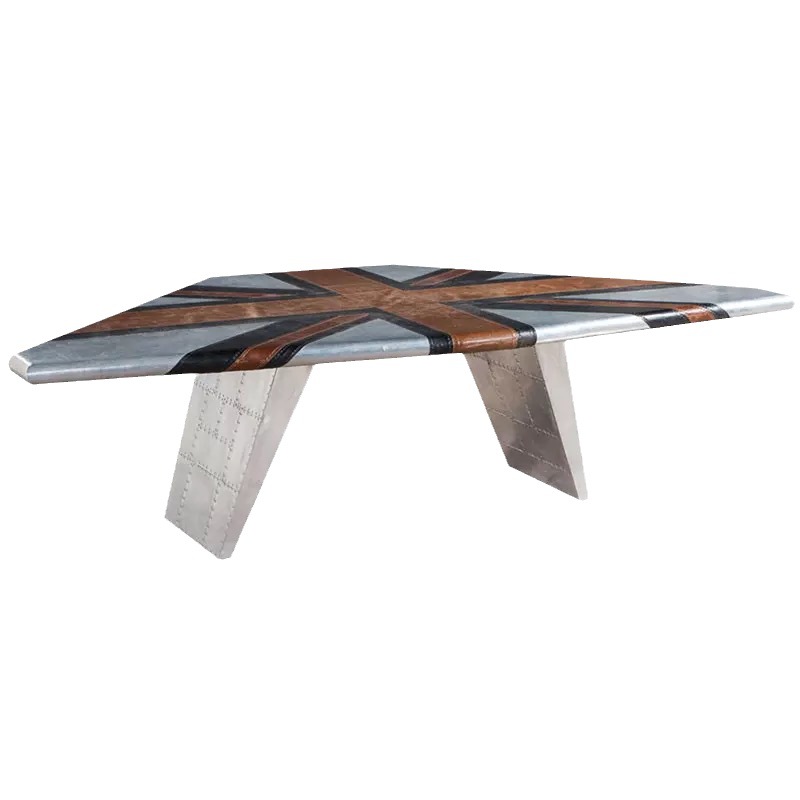 Home Office Industrial Design - Kimbally's luxe industriële aluminium bureau is