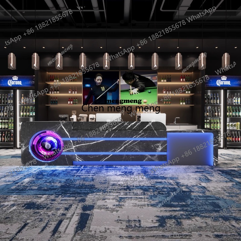 Home Office Tienda - Welkomstbalies Display L-vormig ontwerp Kwaliteitsreceptiebalies Kassa