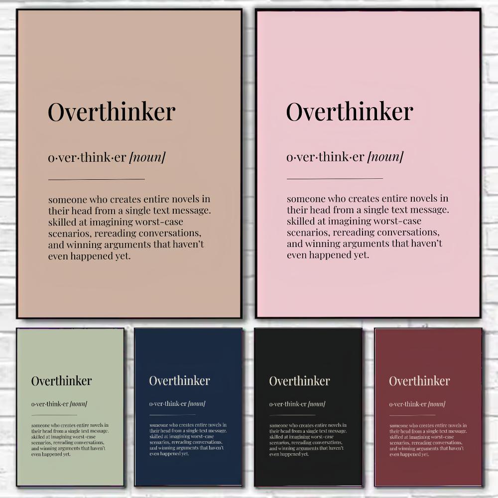 Home Office Dictionary - Grappige Overdenker Definitie HD Wandkunst Poster