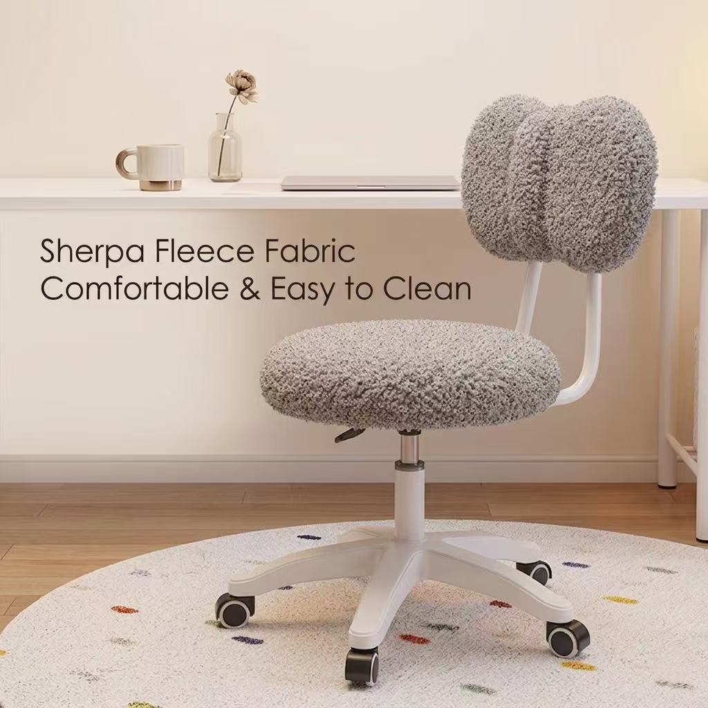 Schattige Boucle Draaibare Kan - Home Office In Living Room recensie en prijs