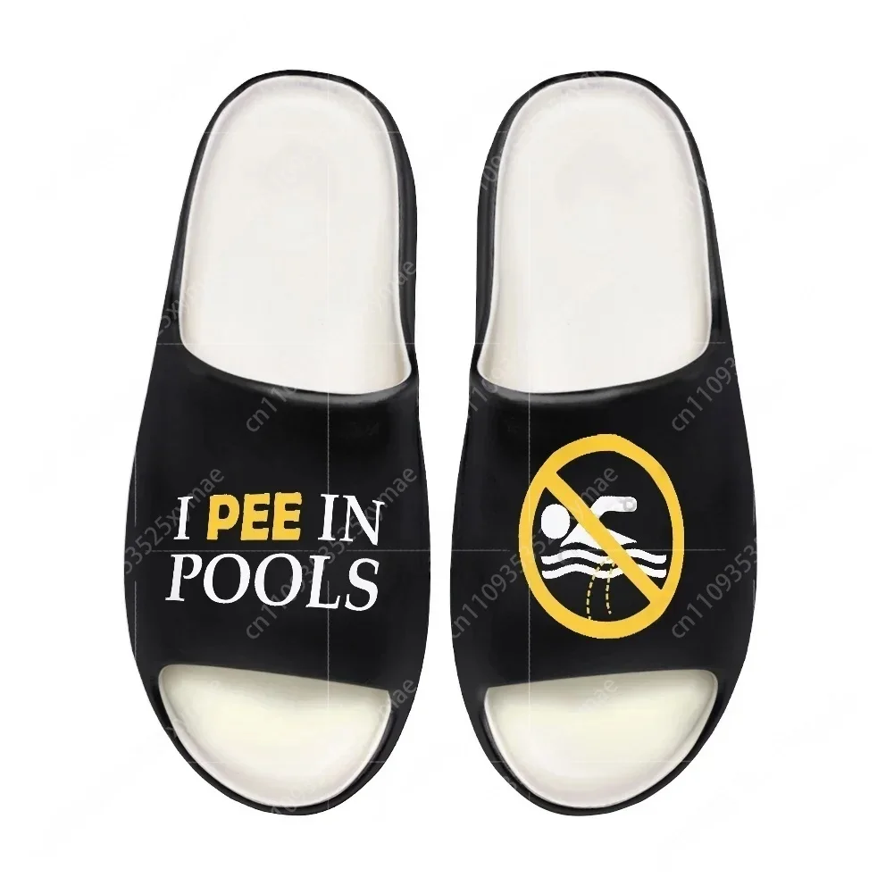 Ik plas in zwembaden Slippers  - Home Office Size recensie en prijs