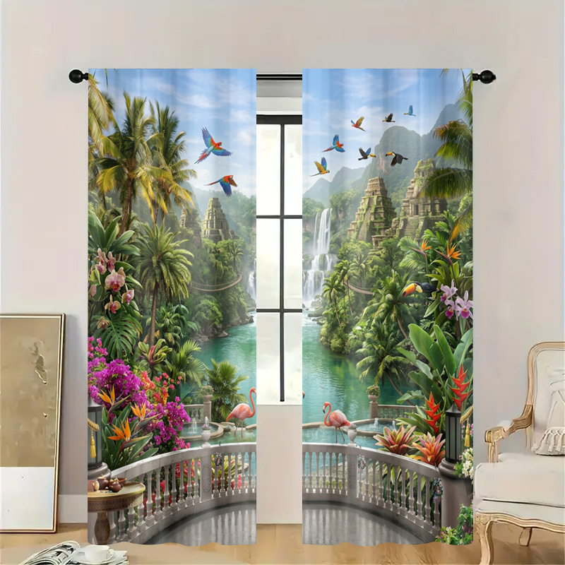 Levendige tropische jungle wat - Home Office Bali recensie en prijs