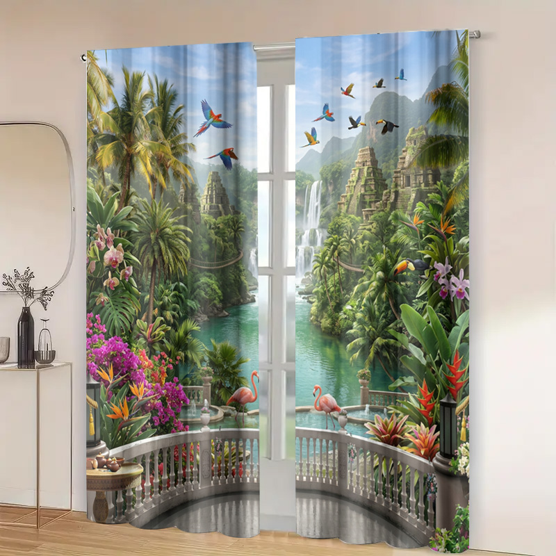 Levendige tropische jungle wat - Home Office Bali recensie en prijs