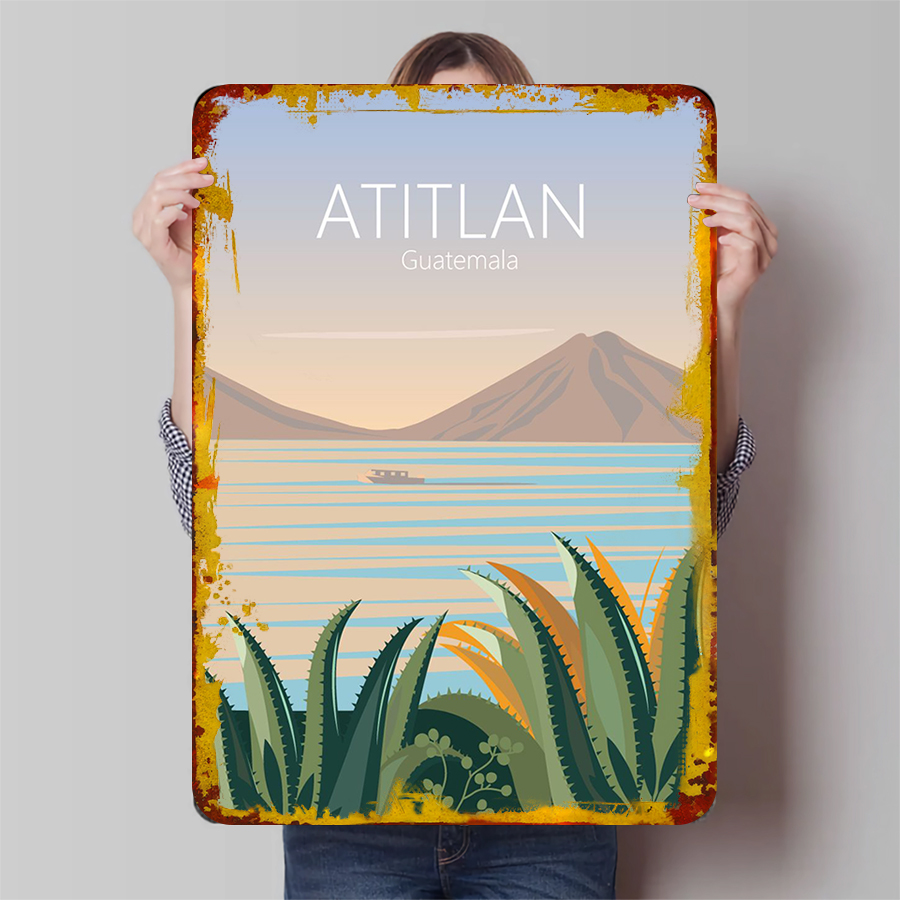 Vintage Atitlan Lake Guatemala - Home Office Guatemala recensie en prijs