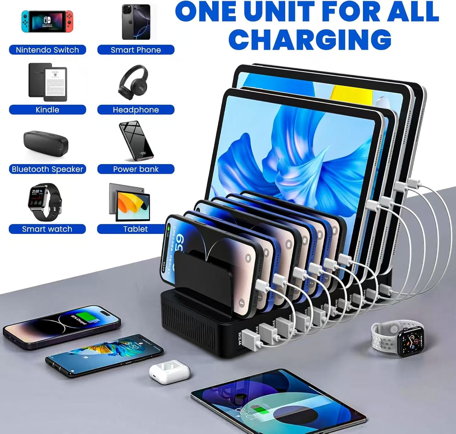 Multifunctionele oplader van 1 - Home Office Vivo recensie en prijs