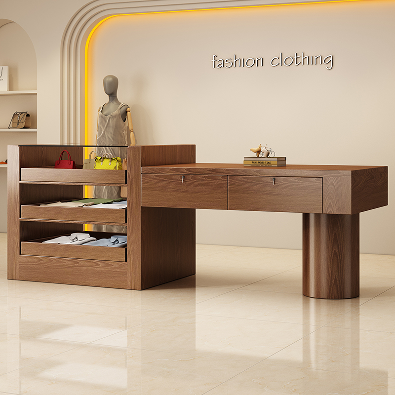houten moderne receptiebalies  - Home Office Tienda recensie en prijs