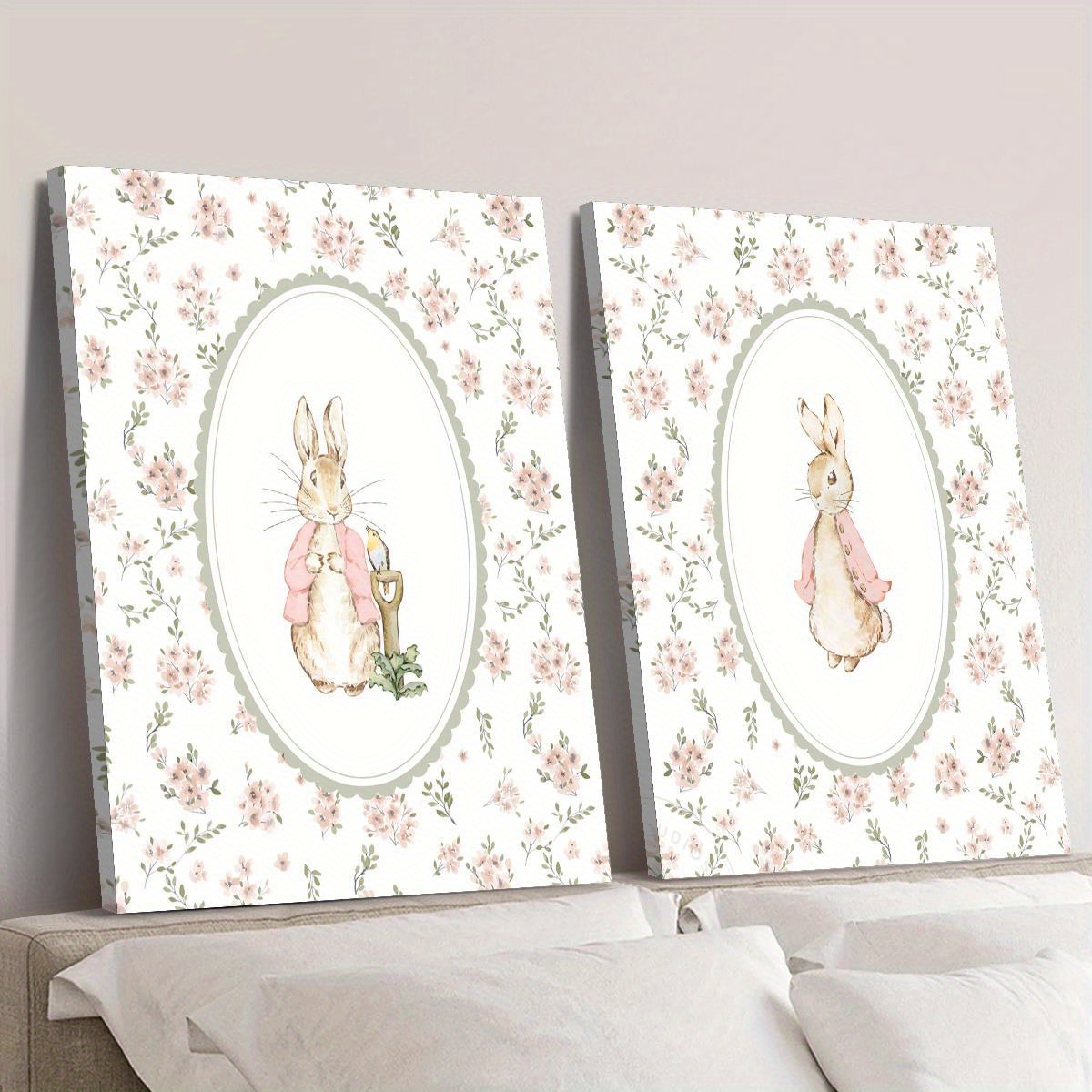 2 stuks retro paashaas canvas  - Home Office For Two recensie en prijs